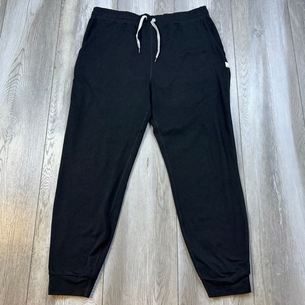 Vuori Performance Joggers Womens Large Gray Midnight Heather Relaxed fit Run Gym